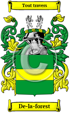 De-la-forest Family Crest Download (JPG) Heritage Series - 300 DPI