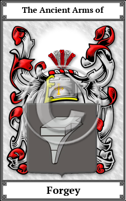 Forgey Family Crest Download (JPG)  Book Plated - 150 DPI