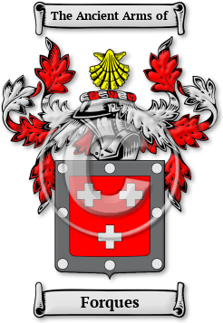 Forques Family Crest Download (jpg) Legacy Series - 150 DPI