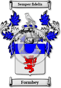 Formbey Family Crest Download (jpg) Legacy Series - 150 DPI