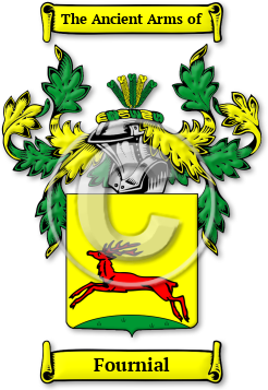 Fournial Family Crest Download (jpg) Legacy Series - 150 DPI
