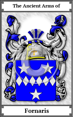 Fornaris Family Crest Download (JPG)  Book Plated - 150 DPI