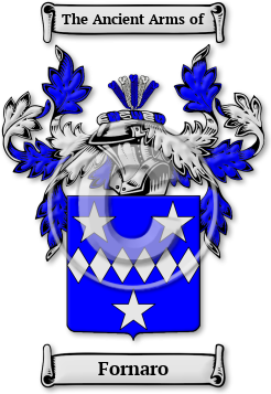 Fornaro Family Crest Download (jpg) Legacy Series - 150 DPI