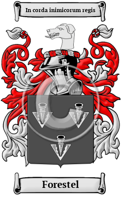 Forestel Family Crest/Coat of Arms