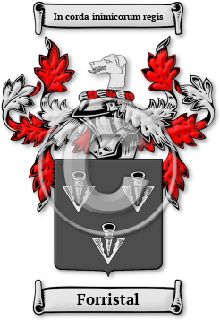 Forristal Family Crest Download (JPG) Legacy Series - 600 DPI