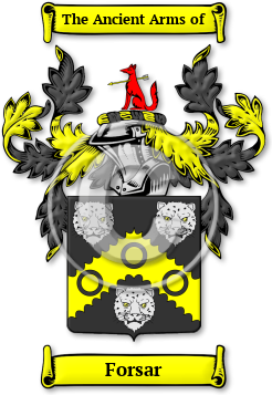 Forsar Family Crest Download (JPG) Legacy Series - 600 DPI