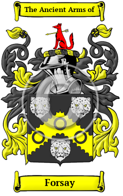 Forsay Family Crest Download (jpg) Heritage Series - 150 DPI