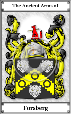 Forsberg Family Crest Download (JPG)  Book Plated - 150 DPI