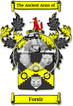 Forsir Family Crest Download (jpg) Legacy Series - 150 DPI
