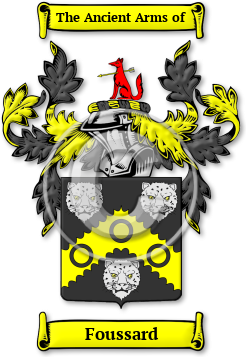 Foussard Family Crest Download (jpg) Legacy Series - 150 DPI