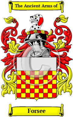 Forsee Family Crest/Coat of Arms