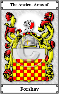 Forshay Family Crest Download (JPG)  Book Plated - 150 DPI
