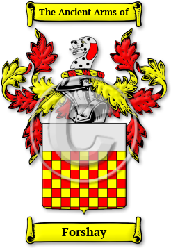 Forshay Family Crest Download (jpg) Legacy Series - 150 DPI