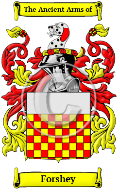 Forshey Family Crest/Coat of Arms