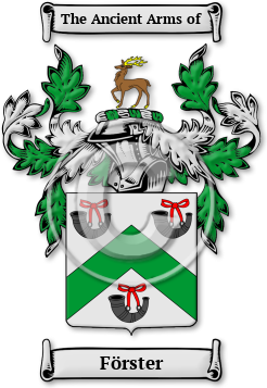 Förster Family Crest Download (jpg) Legacy Series - 150 DPI