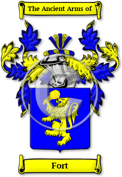 Fort Family Crest Download (jpg) Legacy Series - 150 DPI