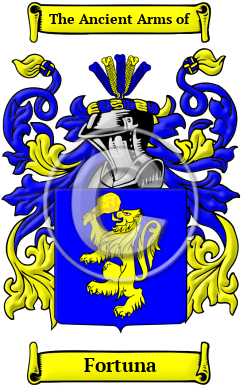 Fortuna Family Crest Download (JPG) Heritage Series - 600 DPI