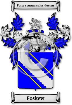 Foskew Family Crest Download (jpg) Legacy Series - 150 DPI