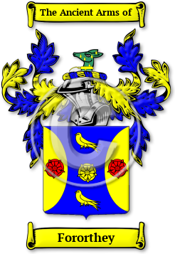 Fororthey Family Crest Download (jpg) Legacy Series - 150 DPI
