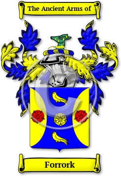 Forrork Family Crest Download (jpg) Legacy Series - 150 DPI