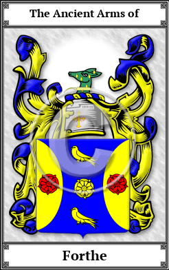 Forthe Family Crest Download (JPG)  Book Plated - 150 DPI