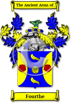 Fourthe Family Crest Download (jpg) Legacy Series - 150 DPI