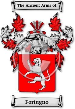 Fortugno Family Crest Download (jpg) Legacy Series - 150 DPI
