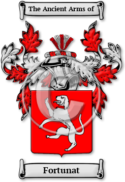 Fortunat Family Crest Download (jpg) Legacy Series - 150 DPI