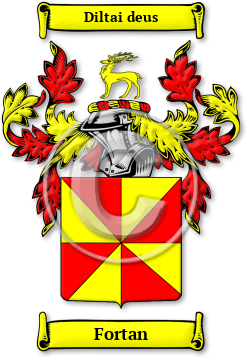 Fortan Family Crest Download (jpg) Legacy Series - 150 DPI