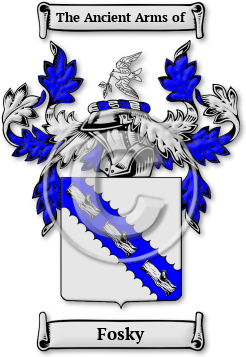 Fosky Family Crest Download (jpg) Legacy Series - 150 DPI