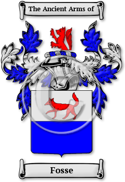 Fosse Family Crest Download (jpg) Legacy Series - 150 DPI