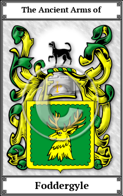 Foddergyle Family Crest Download (JPG)  Book Plated - 150 DPI