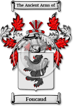 Foucaud Family Crest Download (jpg) Legacy Series - 150 DPI