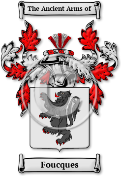 Foucques Family Crest Download (jpg) Legacy Series - 150 DPI