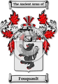 Fouquault Family Crest Download (jpg) Legacy Series - 150 DPI