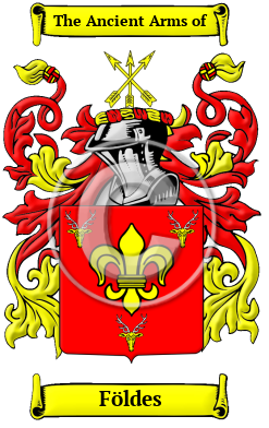 Földes Family Crest Download (JPG) Heritage Series - 300 DPI