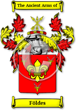 Földes Family Crest Download (JPG) Legacy Series - 600 DPI