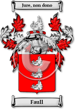 Faull Family Crest Download (JPG) Legacy Series - 600 DPI