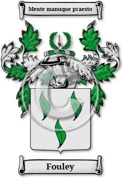 Fouley Family Crest Download (jpg) Legacy Series - 150 DPI