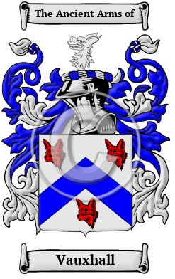 Vauxhall Family Crest/Coat of Arms