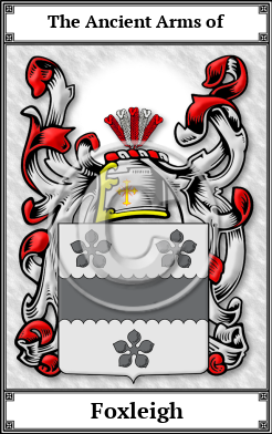 Foxleigh Family Crest Download (JPG)  Book Plated - 150 DPI