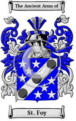St. Foy Family Crest Download (JPG) Heritage Series - 300 DPI