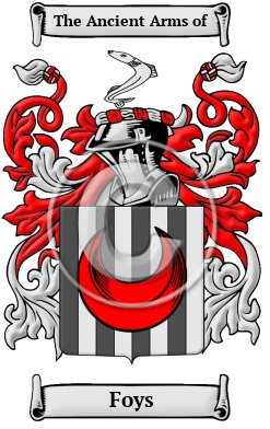 Foys Family Crest Download (JPG) Heritage Series - 600 DPI