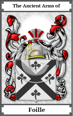Foille Family Crest Download (JPG)  Book Plated - 150 DPI