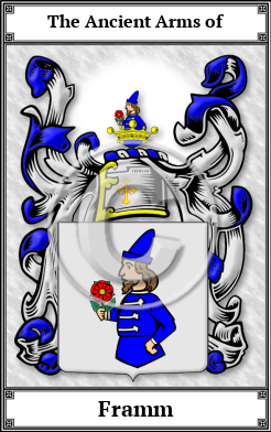 Framm Family Crest Download (JPG)  Book Plated - 150 DPI