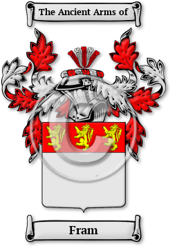 Fram Family Crest Download (jpg) Legacy Series - 150 DPI