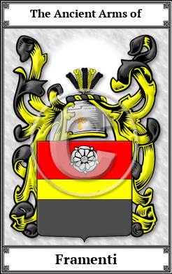 Framenti Family Crest Download (JPG) Book Plated - 600 DPI