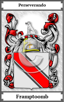 Framptoomb Family Crest Download (JPG)  Book Plated - 150 DPI