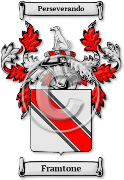 Framtone Family Crest Download (jpg) Legacy Series - 150 DPI