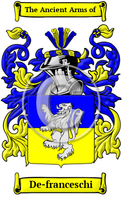 De-franceschi Family Crest Download (JPG) Heritage Series - 300 DPI